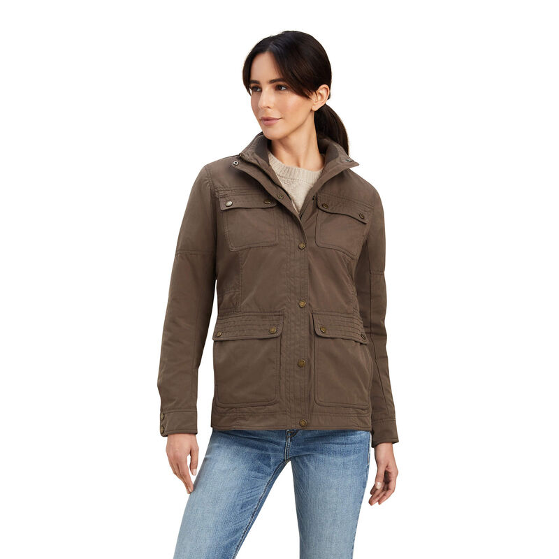 Chaqueta Ariat Calumet Field Marrones Oscuro Mujer - Chile 548-BIQDCK